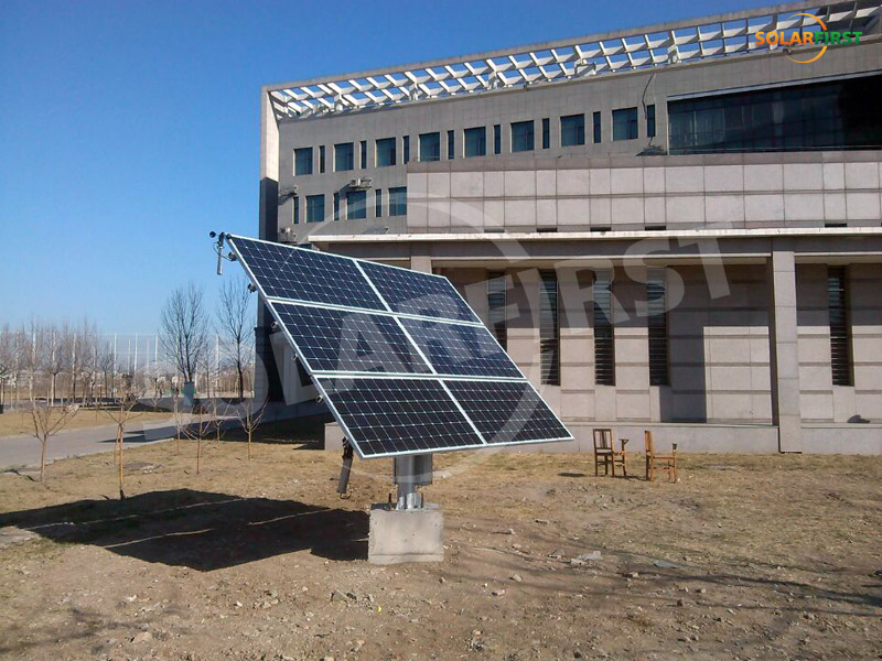 1.8KW dual-axis tracking project of Tianjin University of Commerce