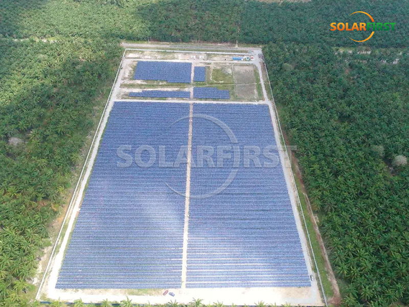 6.8MWp Solar Ground Power Station in Malaysia