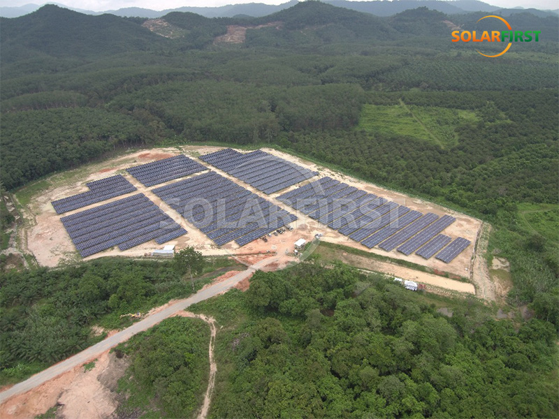 15.9MWp Solar Ground Power Station in Malaysia