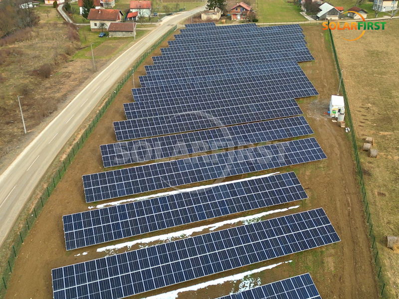 711KWp Solar Ground Power Station in Bosnia and Herzegovina