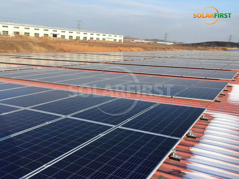 5.6MWp Solar Metal Roof Power Station in China