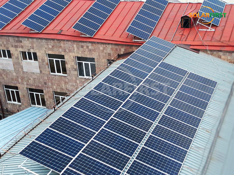 400KWp Solar Metal Roof Power Station in Armenia