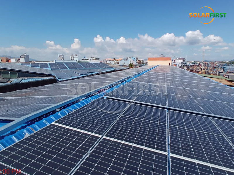 4MWp Solar Metal Roof Power Station in Vietnam