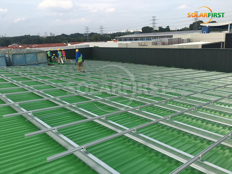 1MWp Solar Metal Roof Power Station in Malaysia
