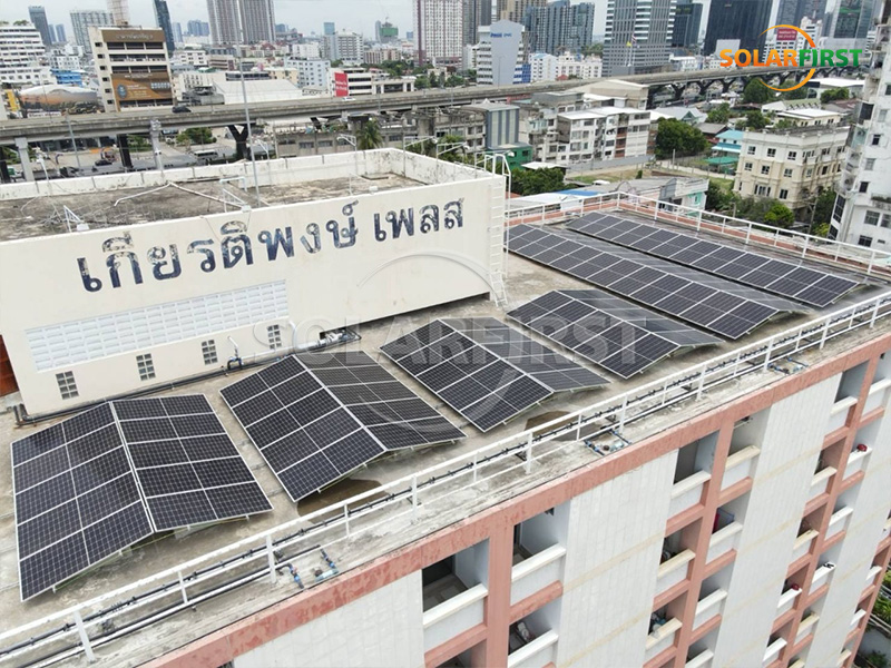 113KWp Solar Concrete Roof Power Station in Thailand