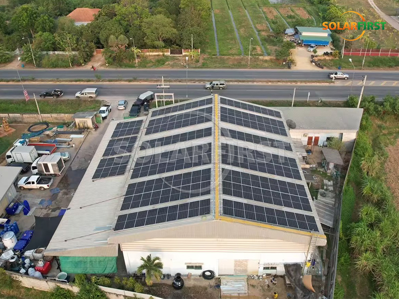 330KWp Solar Concrete Roof Power Station in Thailand