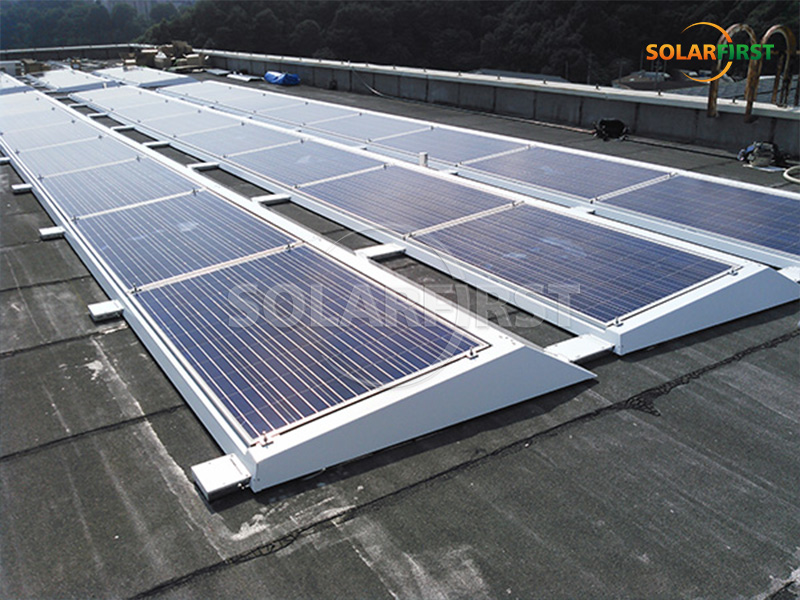 80KWp Solar Concrete Roof Power Station in Japan