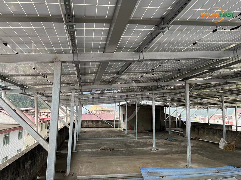 10MWp Solar Concrete Roof Power Station in China