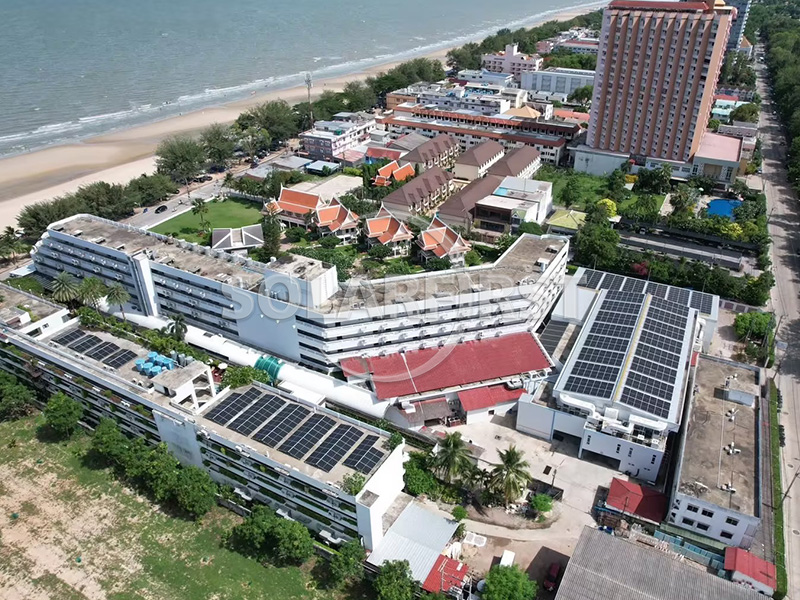 1.5MWp Solar Concrete Roof Power Station in Thailand