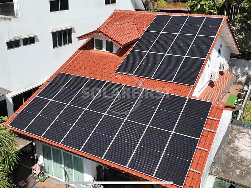 45KWp Solar Tile Roof Power Station in Thailand