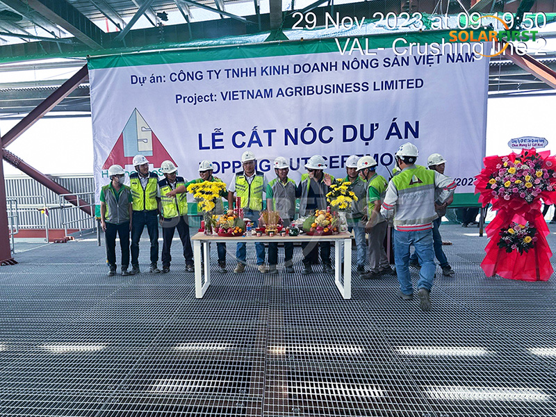 15000 Square Meters Steel Grille Preject in Vietnam
