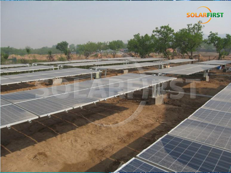 600KWp Flat Single-axis Tracking  Solution in China