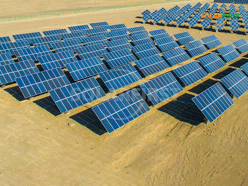 150KWp Flat Single-axis Tracking Solution in Hami