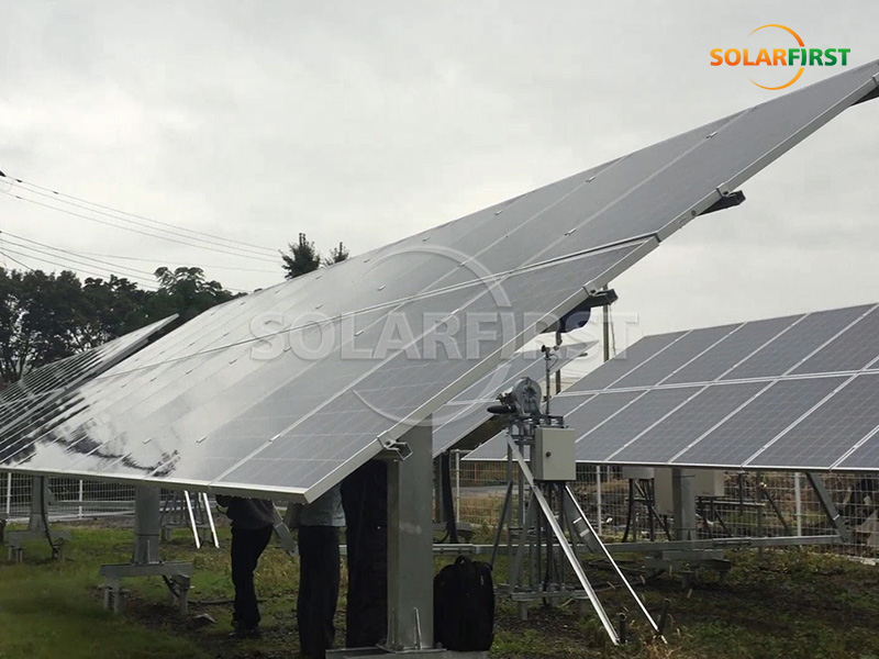 300KWp Flat Single-axis Tracking Solution in Japan