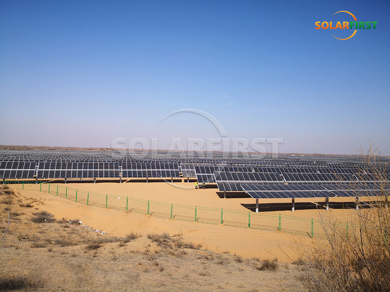 55MWp Flat Single-axis Tracking Solution in China