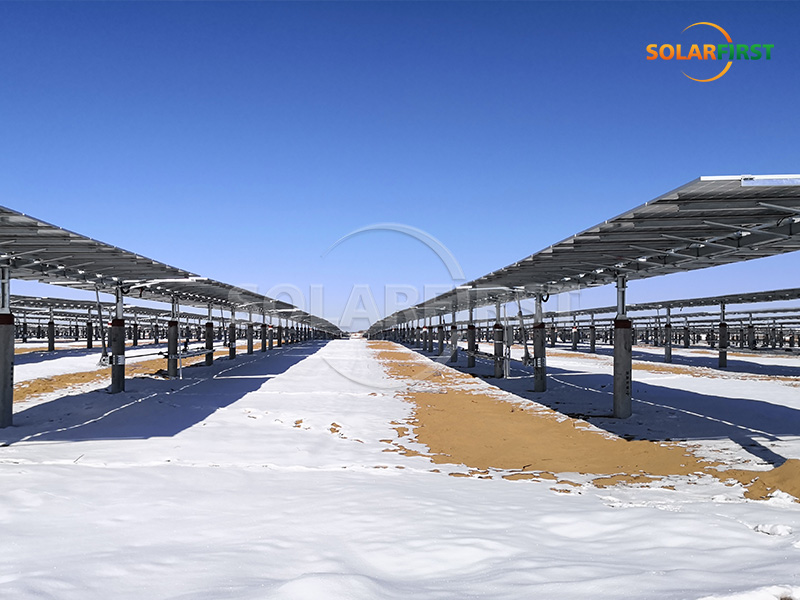 20MWp Flat Single-axis Tracking Solution in China