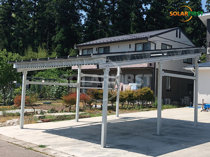 640KWp Solar BIPV Carpark Solution in Japan