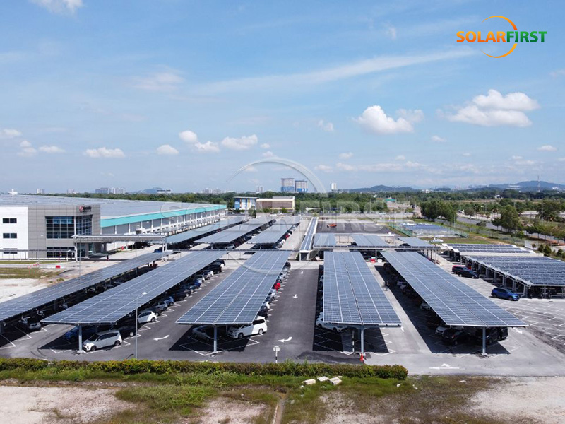 1.6MWp Solar BIPV Carpark Solution in Malaysia