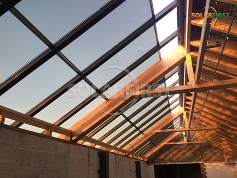 95㎡ Solar BIPV Roof Solution in Huntington