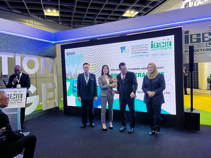 SOLAR FIRST Wins 'BEST INTERACTIVE BOOTH WINNER' at IGEM 2024