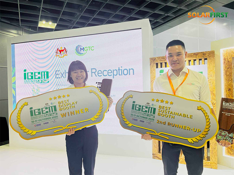 Solar First Group Wins Two Awards at IGEM, Showcasing Strong Capabilities
