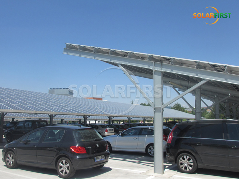#Carbon Steel Carport Project in Sudbury