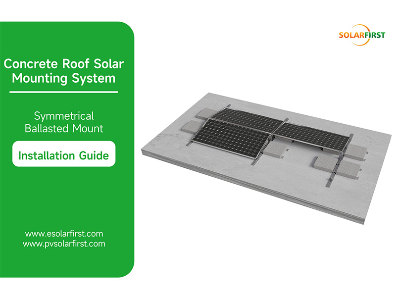 Symmetrical Ballasted Roof Mount