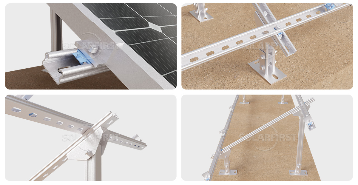 #carbon steel ground solar mounting C channel