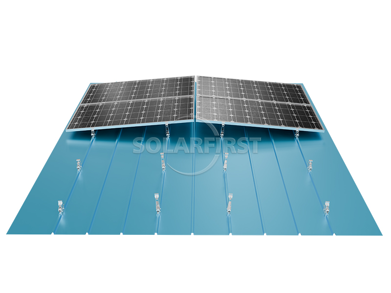 #aluminum mini rail solar roof mount kit