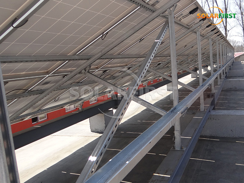 Solar Concrete Roof Project
