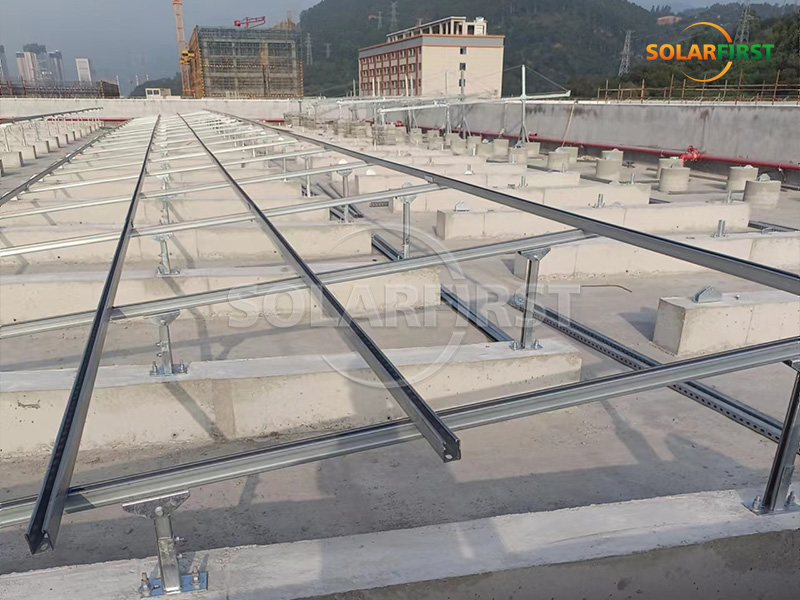 Solar Concrete Roof Project