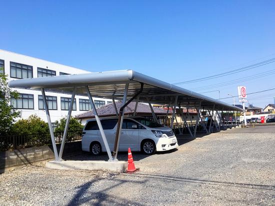 Solar PV carport mounting structures