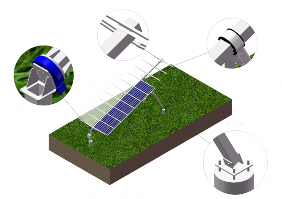Tilt Series Solar Tracking Systems