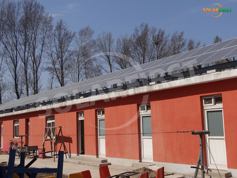 Shandong 20KW steel roof support project