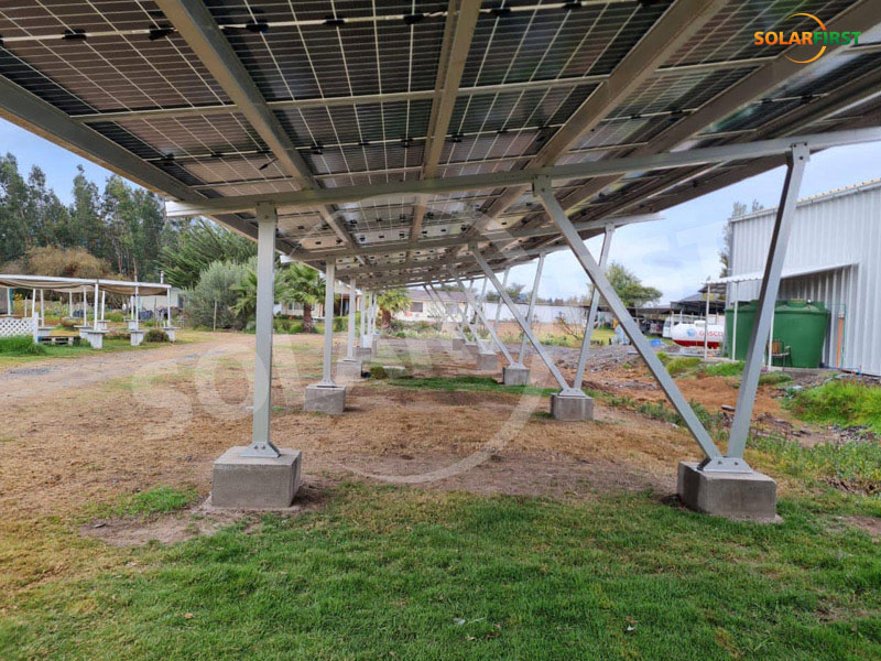 Chile photovoltaic carport project