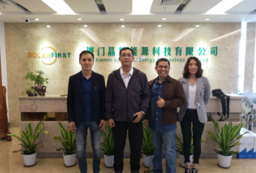 Indonesia clients visit our company for business cooperation