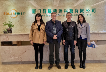 Our Clients from Belgium come to visit our Roof Components Factory