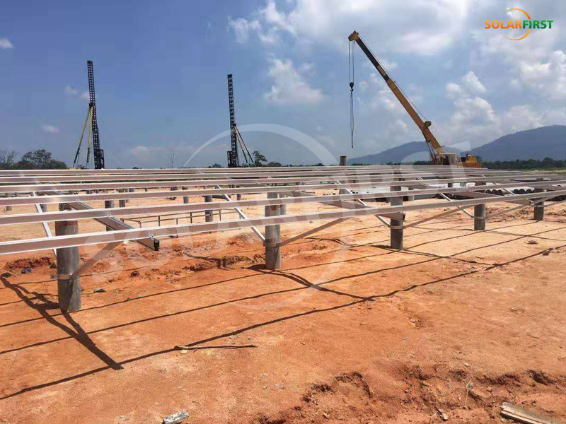 Malaysia 13MWP Spinning Pile Support Project