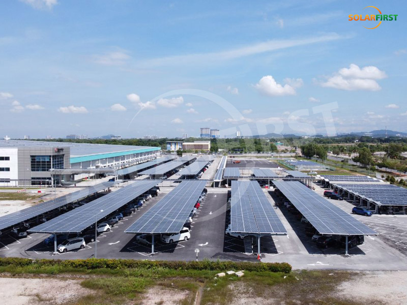 Malaysia 1.6MWpBIPV carport project