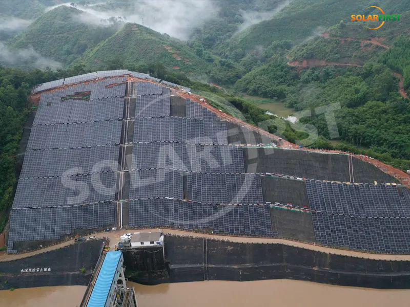 Wuzhou large steep slope flexible suspended wire mounting solution demonstration project will be connected to the grid
