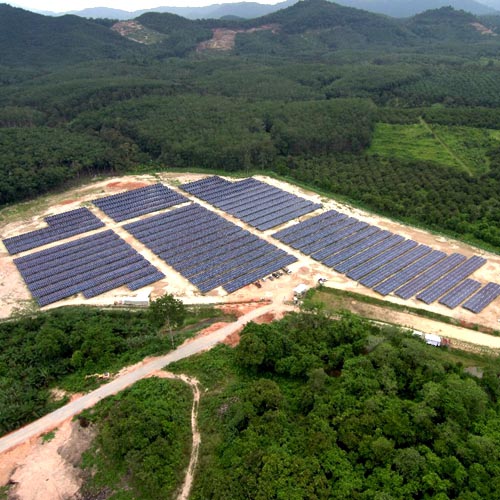 15.9MW Ground Mounting Rroject Located in Malaysia 2018