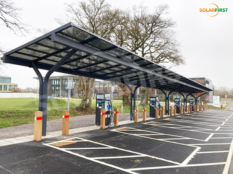 Solar Carport Project in South Gegestershire, UK