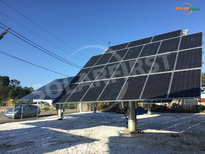 230KW dual-axis tracking project in Mobara, Japan
