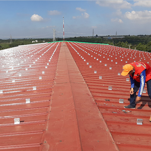1MW Metal Roof Mounting Project in Vietnam 2020